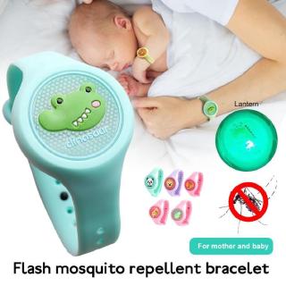 [Color Al Azar] Pulsera Repelente De Mosquitos De Dibujos Animados Para Niños/Reloj De Para Bebés /
