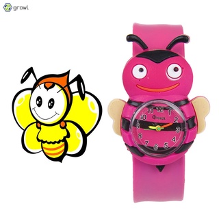 1 Pcs Children Kids Wrist Quartz Watch Silicone Strap Cute Cartoon Style Fashion Birthday Gift