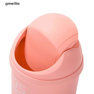 Gmeilie Cute Mini Small Waste Bin For Desktop Garbage Basket Table Home Office Trash Can MX