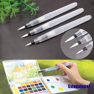 (Guadalupe1) 3 bolígrafos de tinta piloto para pincel de agua acuarela caligrafía pintura conjunto de herramientas nuevo