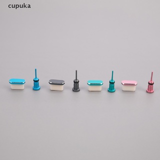 cupuka 1set tipo c teléfono puerto de carga 3,5 mm auriculares jack tarjeta sim usb c polvo enchufe mx
