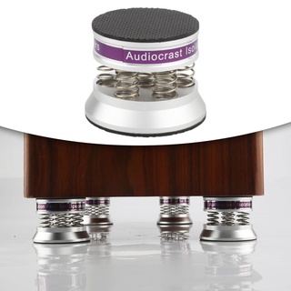 Audiophile Shock Spikes, Isolation Non-Slip Adjustable Spring Damping Pad, Foot Pads, for Speaker Turntable Record (2)