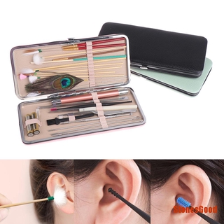 STOD 23PCS Kit de eliminación de cera de oreja Set de cera de oreja cuchara herramientas de cuidado del oído Massa (1)