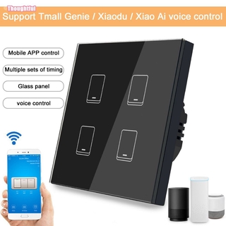 Bocina inteligente para casa Alexa control voice WiFi control remoto pared panel táctil interruptor MOON
