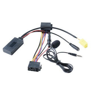 Coche Inalámbrico Bluetooth Adaptador De Audio Micrófono Manos Libres Cable Auxiliar Para Fiat Para Alfa Para Lancia Para Benz SMART 451 (3)