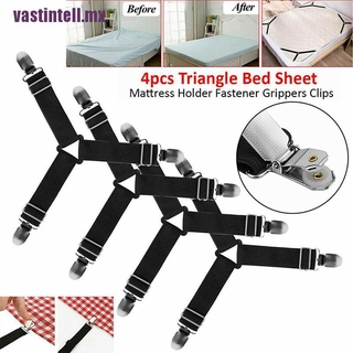 <v-tell>4 x triángulo sábana de cama sujetador pinzas clips tirantes tirantes