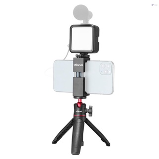 Ulanzi Vlog Kit De video para teléfono con tripié palo De Selfie Luz De relleno De Luz led soporte Universal 1/4 montaje De zapato frío