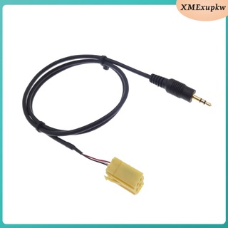 [XMEXUPKW] Car 3.5MM ABS AUX Input Adapter Cable Line for Peugeot 206 207 307 308 Citroen Sega RD9 2007-2009 2010 2011 2012 2013