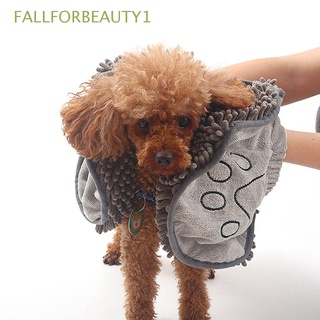 Fallforbeauty1 toalla De baño De Gato De Microfibra suave absorbente transpirable con bolsillos Para mano/toalla Para perro/multicolor