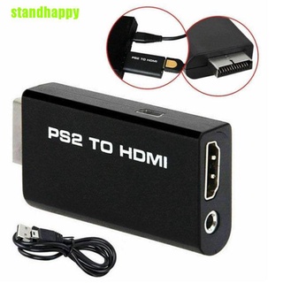 Standhappy PS2 a HDMI convertidor de vídeo adaptador con salida de Audio mm para Monitor HDTV US