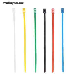 【mx】 100pcs 200mm Releasable Plastic Cable Ties Wrap Nylon Zip Ties Bundle Ties [wuliuyan]