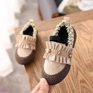 Bebé niña antideslizante Casual pisos zapatos de caminar estrella suela suave zapatillas de deporte nuevo kasut (4)