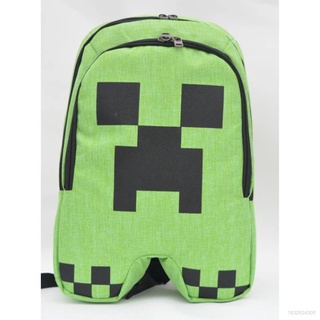 Minecraft Creeper Styling Backpack Schoolbag MC Creeper Bag Green School Gift For Kids Travel Backpack Large Capacity recommend recommend