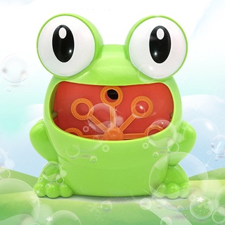 [beautifulandlovenew 0805] nuevo lindo rana automático de la máquina de burbujas de jabón soplador de burbujas al aire libre para niños