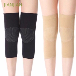 jianjian 1 par de rodilleras/ciclismo/cinturón cálido/ rodillera/manga de nailon para correr/antideslizante/alivio del dolor/fitness/soporte de rodilla/multicolor