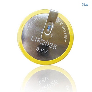 star lir2025 batería recargable 3.6v llave de coche remoto shell cubierta de botón de la batería para e46 e39 e36 e38 e34