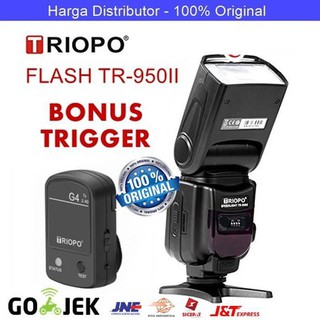 (Flash) Triopo Triopo cámara Flash Speedlite Triopo Triopo gatillo Bonus inalámbrico TR-950II