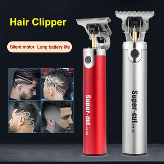 Cortador de pelo eléctrico Trimmer para USB recargable afeitadora eléctrica barba barberos máquina de corte de pelo