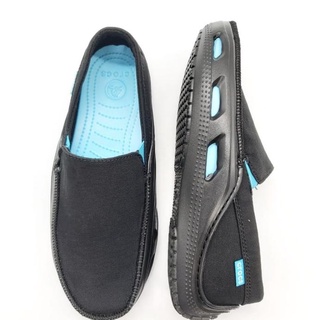 Venta de zapatos Crocs de hombre/zapatos Crocs/Crocs Tideline Sport lona - negro