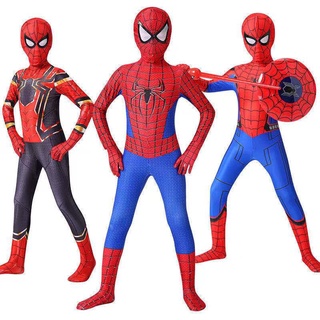 traje de pareja para niños Adult Spider-manjump Insomniac Spiderman Cosplay disfraz 3D impresión Spidey Zentai Suit