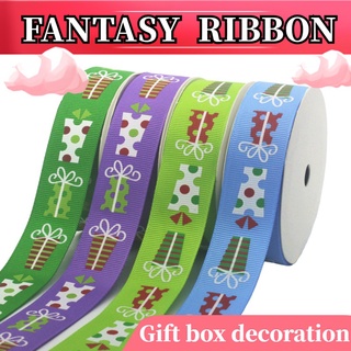 Fashion ribbon 2.5CM 6color packaging DIY handmade gift decorations