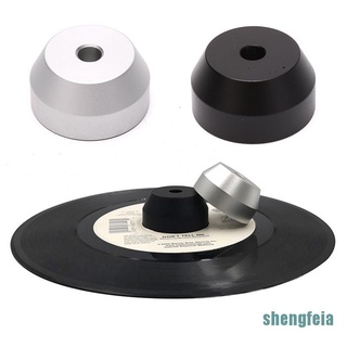 [shengfeia] Adaptador de 45 RPM Durable de aluminio sólido centro adaptador para disco EP de 7 pulgadas vinilo