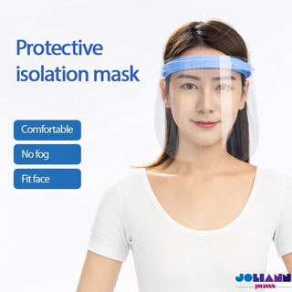 Máscara Ajustable Soporte De Plástico Protectora Cara Completa Transparente Mascota Pantalla joliann2