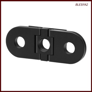 [BLESIYA2] Adaptador de montaje doble doble para dedos plegables con tornillos para GoPro HERO 9 8 MAX