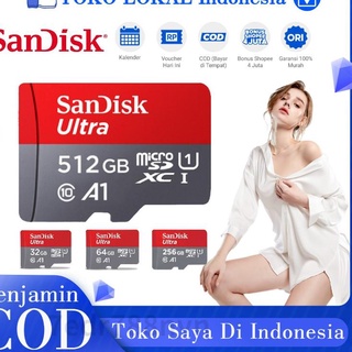 →Local Shop) tarjeta de memoria sandisk Micro SD /512GB 100MB/S Ultra clase 10 tarjeta de memoria (enviar a enviar