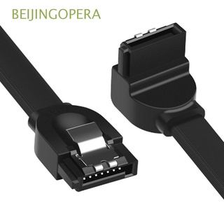 beijingopera 6gb/s cable sata 3.0 unidad de disco duro sata cables sata 3 cable de ángulo derecho ssd cable hdd
