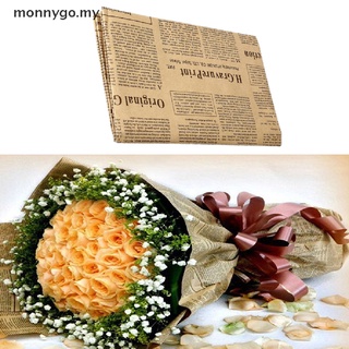 Monnygo: papel de regalo de doble cara, papel Kraft de navidad, Vintage [MY]