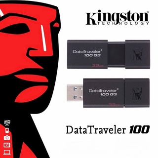Kingston DataTraveler 100 G3 64GB USB 3.0 Flash Drive (DT100G3/64GBFR)