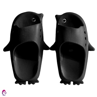 Sandalias de diapositivas diapositivas de dibujos animados pingüino verano zapatillas niños zapatos chanclas playa diapositivas