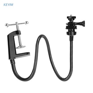 KEYIM Camera Bracket with Enhanced Desk Jaw Clamp Flexible Gooseneck Stand for Webcam Brio 4K C925e C922x C922 C930e C930 C920 C615