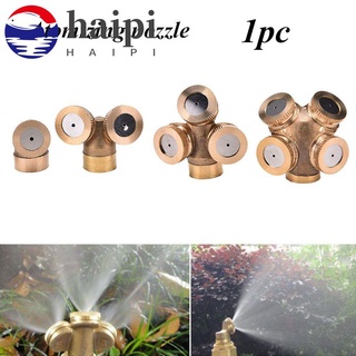 HAIPI M14x1.5 Durable Inyector de la bruma Ajustable Fitting nebulizador Spray Montaje de riego Jardin Cabezales de rociadores de agua Conector de manguera Brass