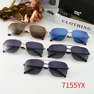 715 _Montblanc Size 60 Port 14-140 Polarizing Sunglasses Metal Fine Frame Leg Polarizing Lens Model: 715