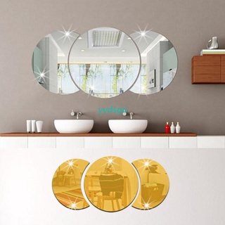 YGO DIY Modern 3D Mirror Wall Sticker Art Acrylic Mural Decal Home Room Decoration