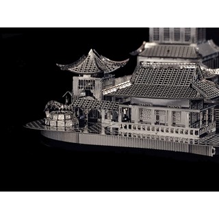 Rompecabezas Metálico 3D Modelo a Escala Jardines De Suzhou (4)