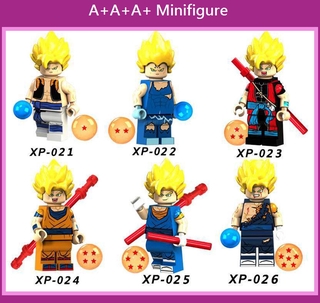 lego minifigures dragon ball bloques de construcción juguetes para niños