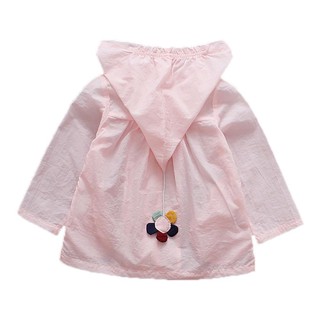 Sugarloves niños chamarra verano niñas abrigos con capucha lindo bebé protección solar ropa (7)