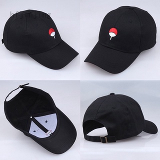 Hfjinjing Newonehouse estilo de moda Anime Naruto papá sombrero Uchiha familia Logo bordado gorras de béisbol negro Snapback sombrero Hip Hop