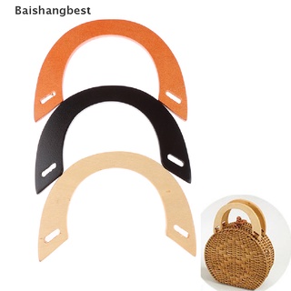 [bsb] bolsa de bambú de madera de repuesto diy hecha a mano de mano asas bolsas de piezas [baishangbest] (8)