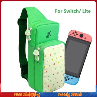 Ready Stock para Nintendo Switch caso para Animal Crossing bolsa de hombro bolsa de transporte lindo portátil bolsa Pick