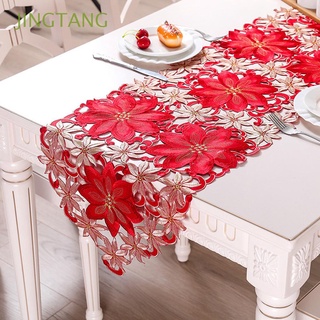 jingtang - mantel vintage para casa, año nuevo, decoración de navidad, restaurante, bordado, fiesta, banquete, mesa, multicolor (1)