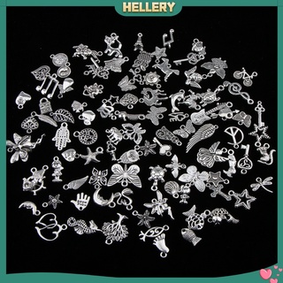 CHARMS [HELLERY] 100 piezas de colgantes surtidos colgantes de joyería hallazgos colgantes