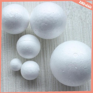 [vkkbi] Slime Foam Beads Foam Balls, Polystyrene Foam Beads Craft, Modeling Foam Balls Craft Supplies, White Foam Balls