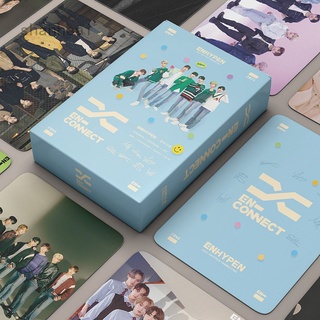 54 unids/set Kpop ENHYPEN EN-CONNECT Lomo tarjetas postales HD Photo Print álbum Photocard para Fans regalos shanheai