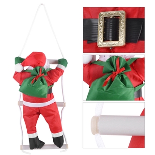 Adorno colgante Para decoración De árbol De navidad/papá Noel/Escalada en cuerda (9)