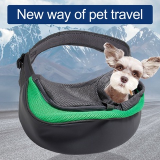 dankan Pet Puppy Dog Carrier Outdoor Travel Single Shoulder Bag Mesh Pouch Handbag