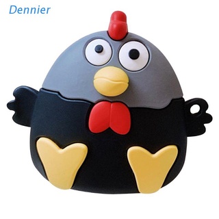 DENN Cute Chicken Protective Case Shockproof Silicone Cover for Hua-wei Freebuds 3